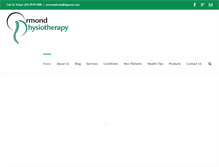 Tablet Screenshot of ormondphysiotherapy.com.au